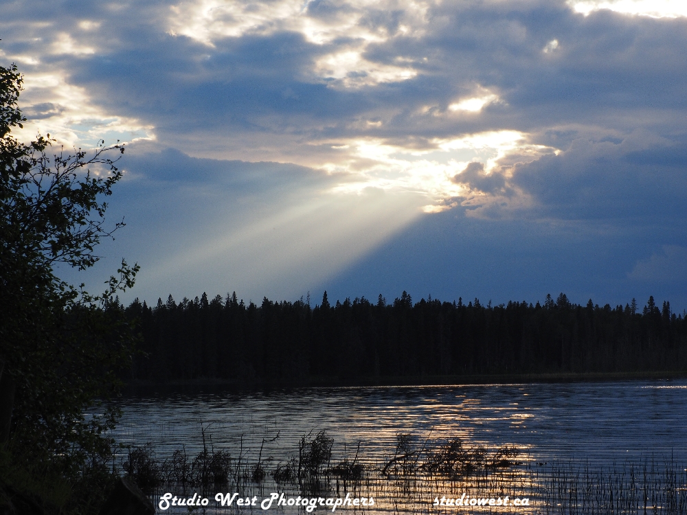 Light rays in the northern skys