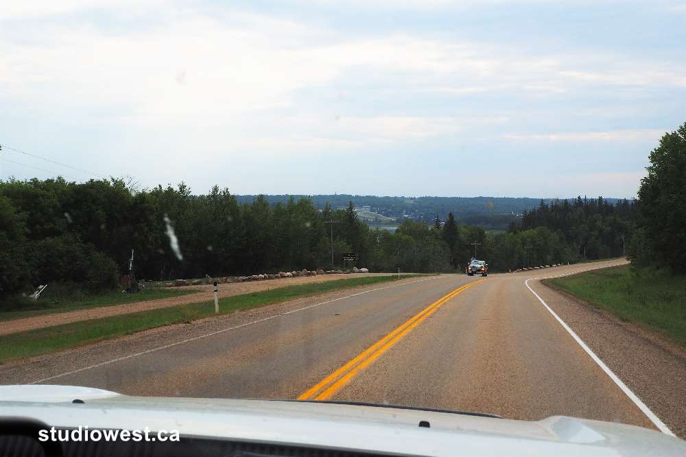 Some beautiful country in northern Alberta, on our way back home.