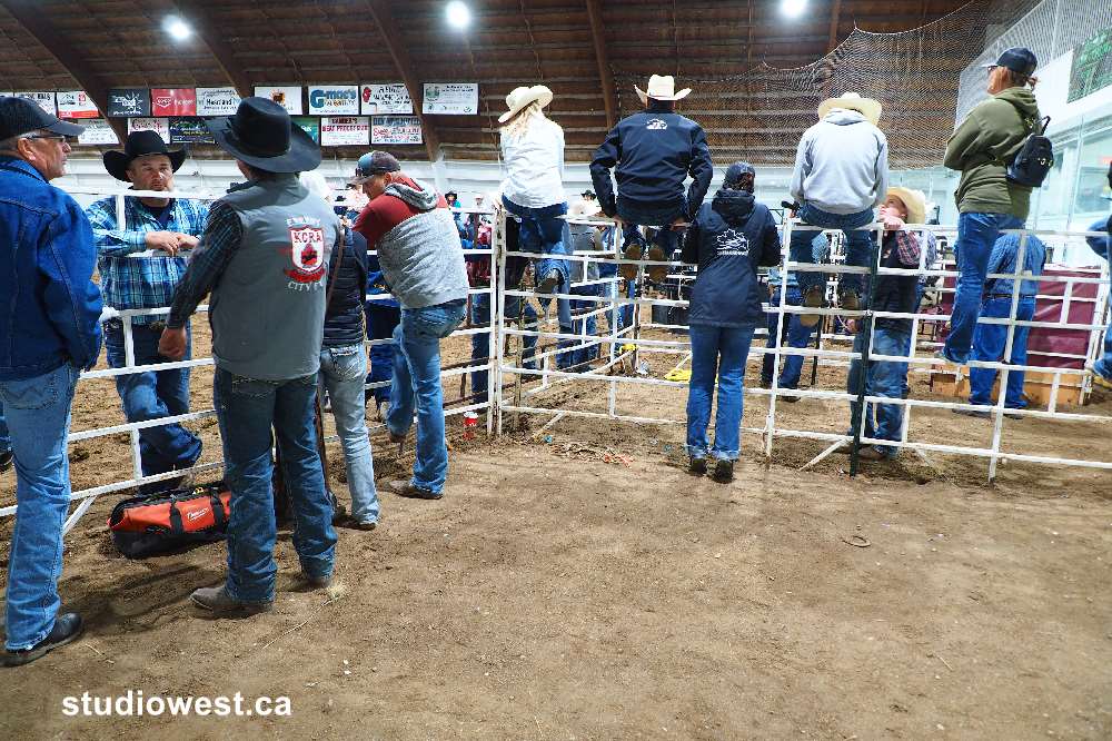 Rodeo contestans travel 100's of miles every weekend to compete. Between ,before and after get a chance to do some visiting and story telling about their last performance or lack of one.